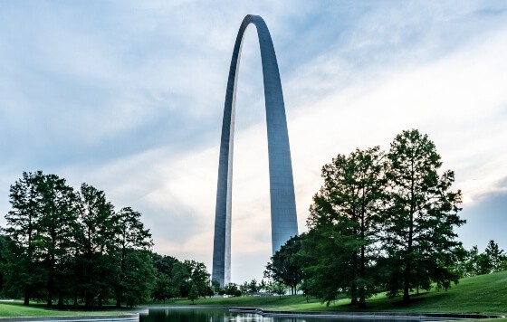 St. Louis arch during the day
