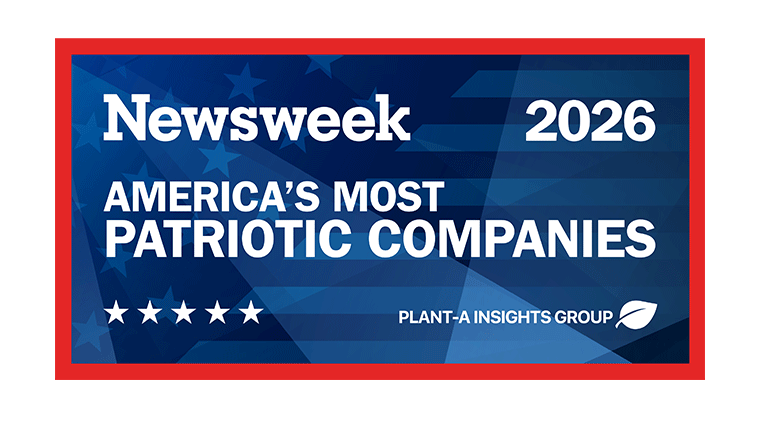 newsweek most patriotic companies badge