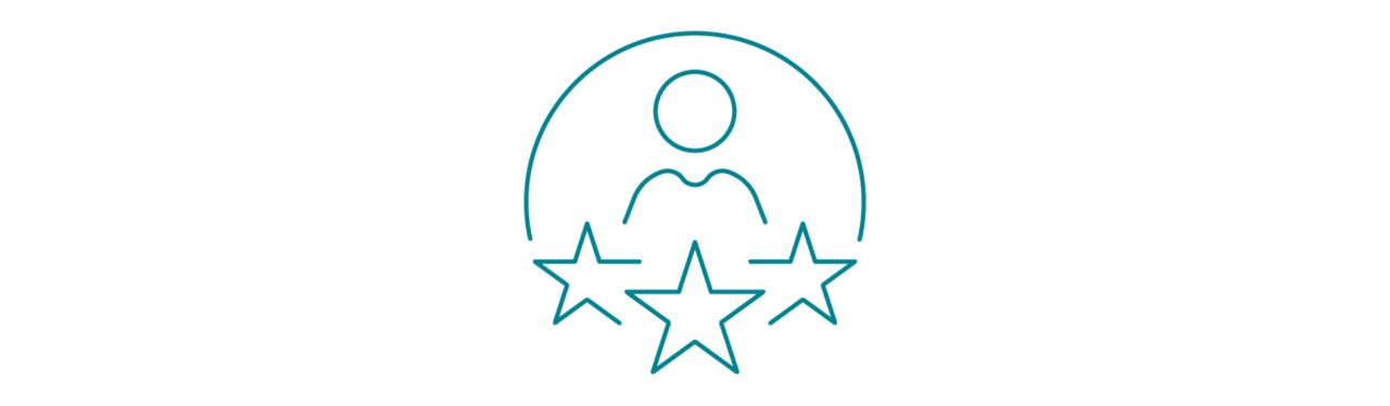 icon of man and three stars