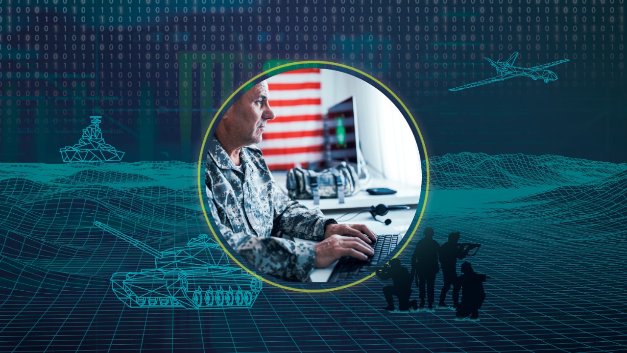 Four features of the Digital Battlespace: open, smart, at the edge, resilient and secure.