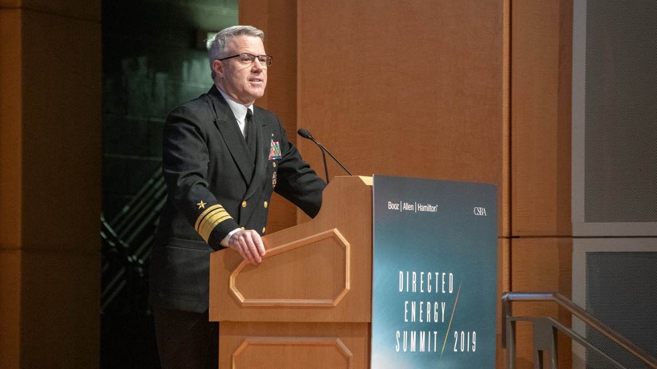 Rear Admiral Ron Boxall, Director of Surface Warfare, U.S. Navy.