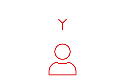 3 people and lightbulb idea icon