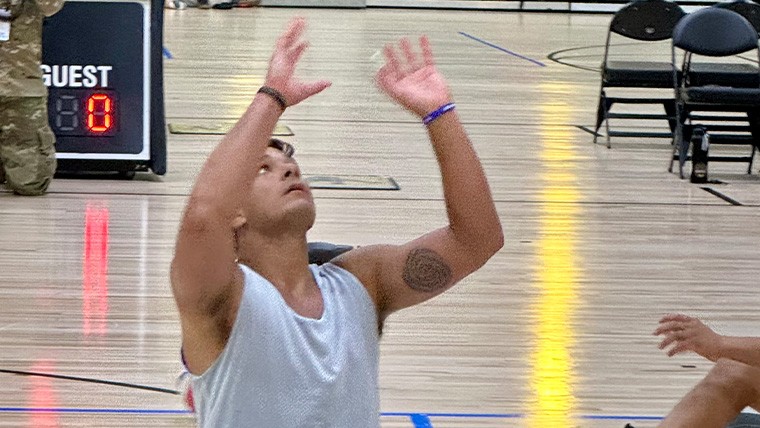 Warrior Games Sitting Volleyball