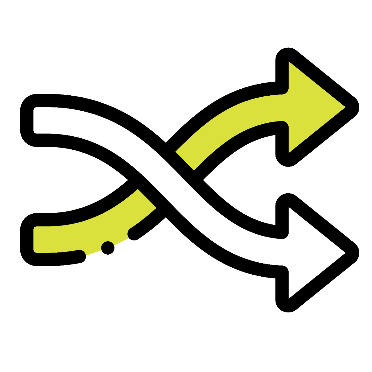intertwined arrows icon