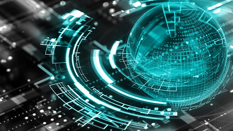 Image of a digital landscape