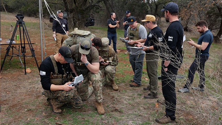 participants working together