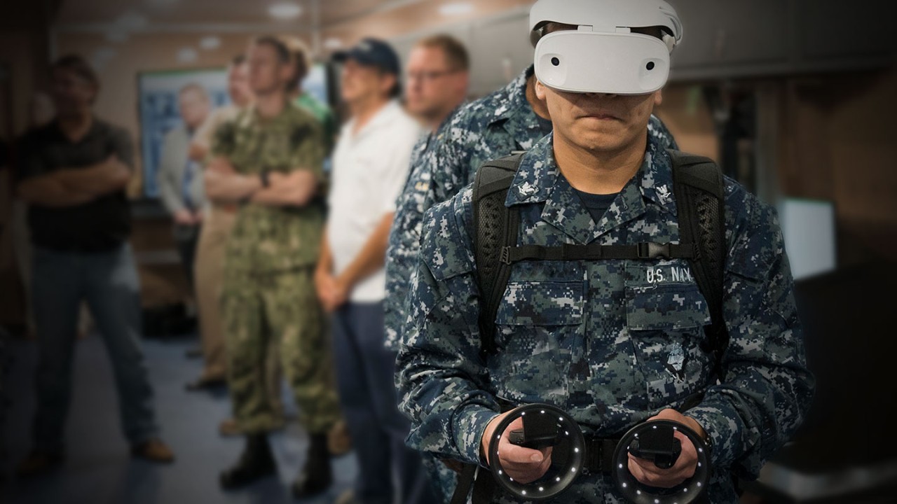 AR / VR training for the navy's unmanned systems