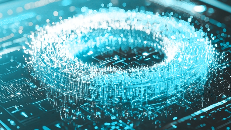 abstract binary code image