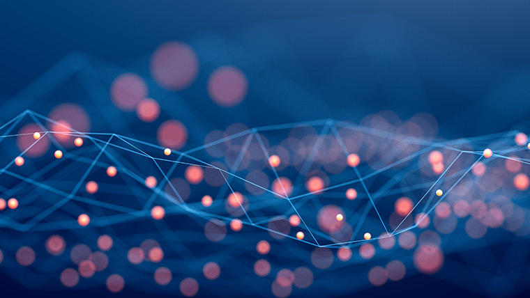 Wavy grid illustration