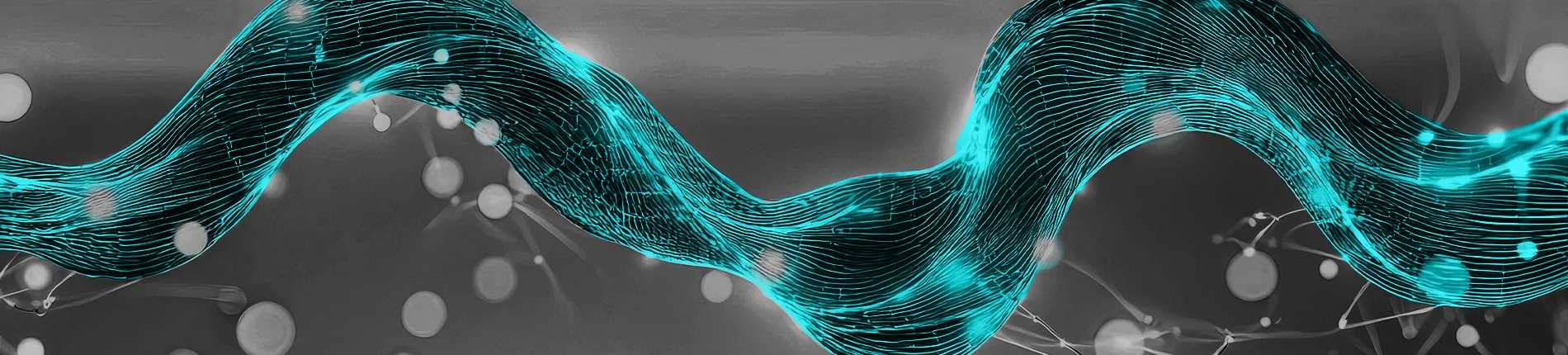 abstract wave strand