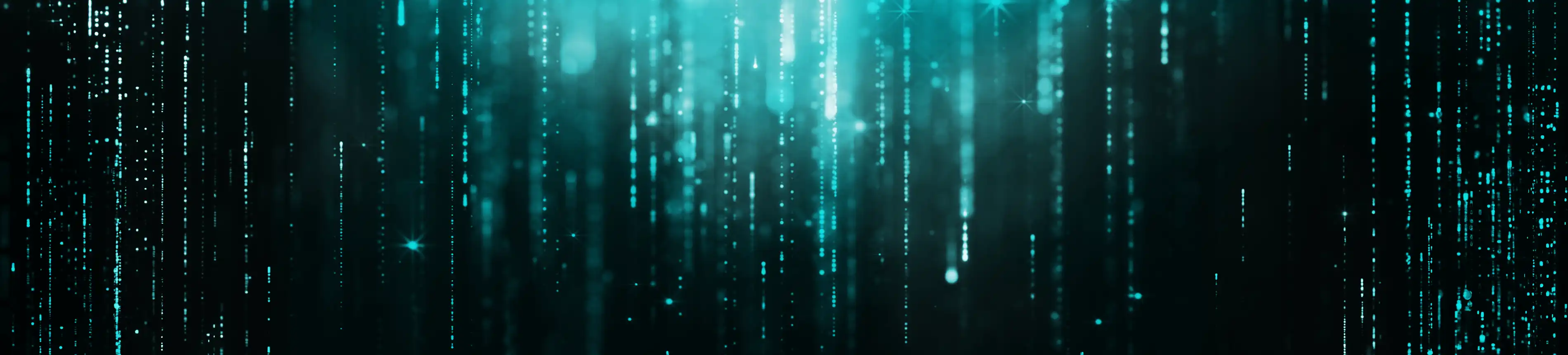 image of abstract streams of teal