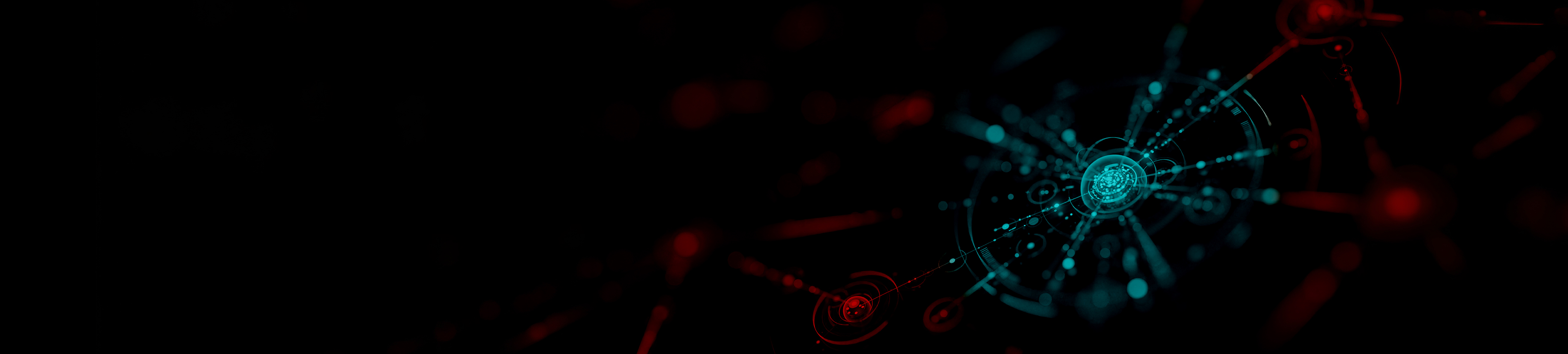 abstract web of blue and red coloring