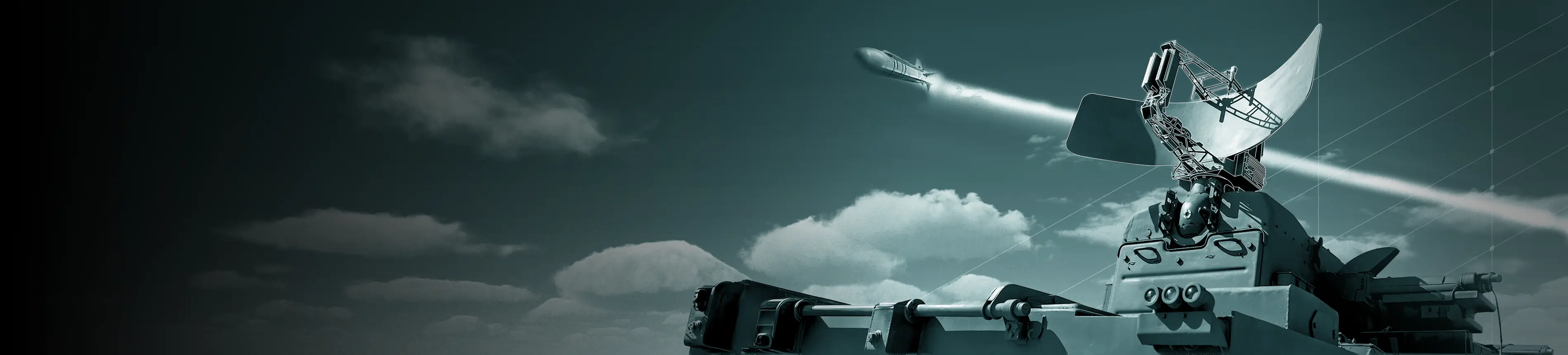 air defense craft in motion