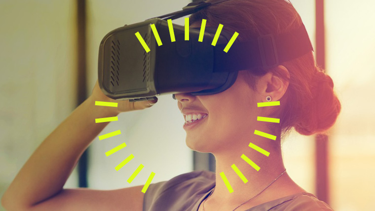 spatial expertise woman on vr headset