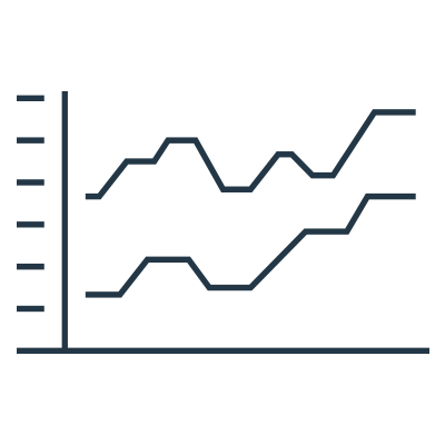icon of line graphs