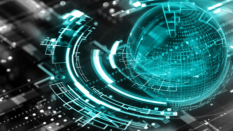 Image of a digital landscape