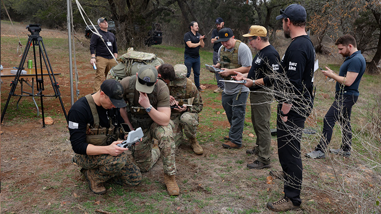 participants working together
