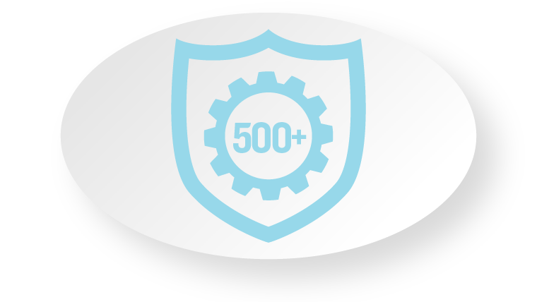 500+ shield